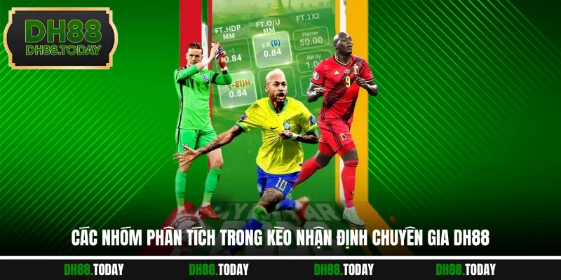  Các nhóm phân tích trong kèo nhận định chuyên gia DH88 